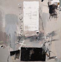 Virginijus Tamošiūnas „Paruošti norėjimai“, 2016, 100 x 100, aliejus, drobė